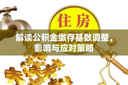 临泉解读公积金缴存基数调整，影响与应对策略
